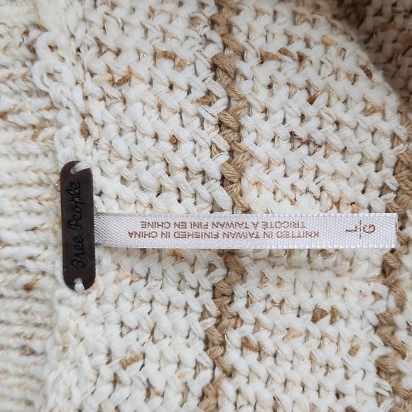 Free People Starlight Striped Pullover Sweater, Pearl Island Combo - Picture 8 of 12